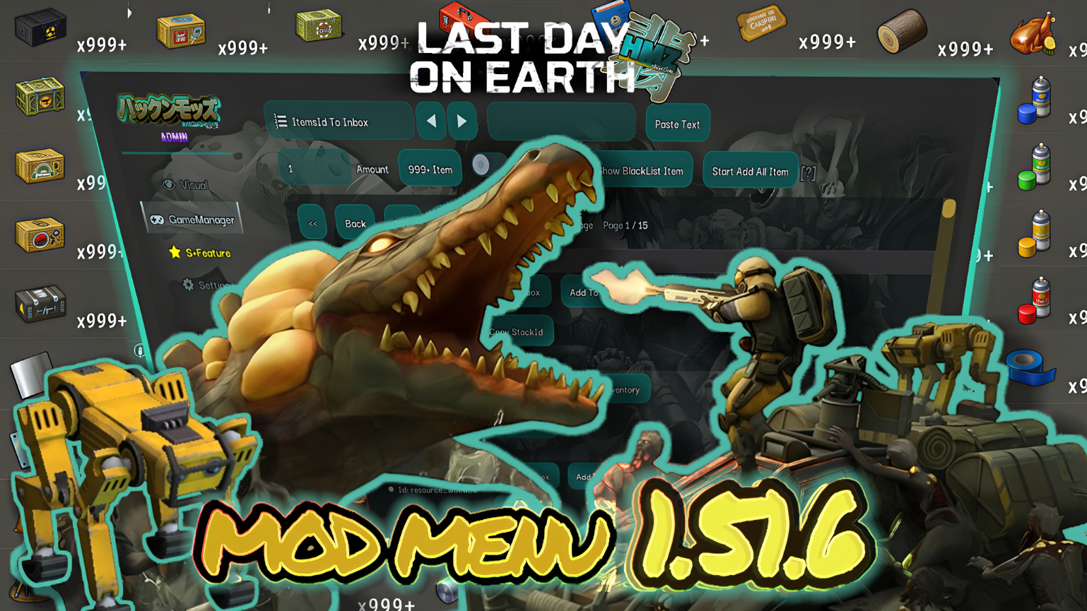 MOD MENU LAST DAY ON EARTH 1.51.6 HMZ